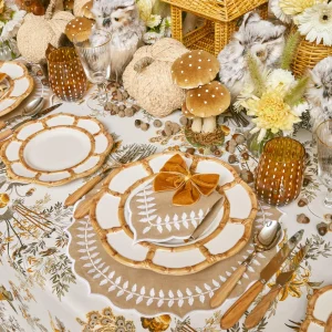 Online Petal Bamboo Ceramic Starter Plate Starter Plates