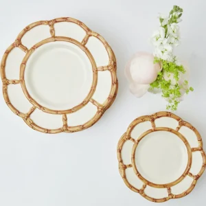 New Petal Bamboo Starter Plate (Set Of 4) Crockery Sets