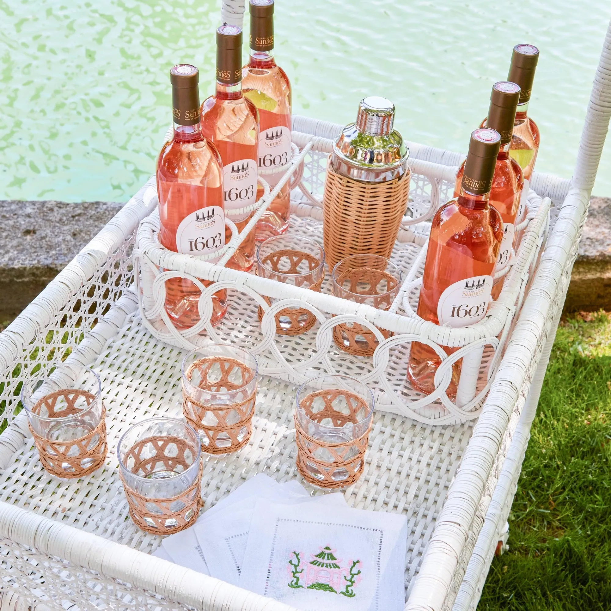 pink__green_pagoda_cockta_5.webp Best Pink & Green Pagoda Cocktail Napkins (Set Of 4) Napkins