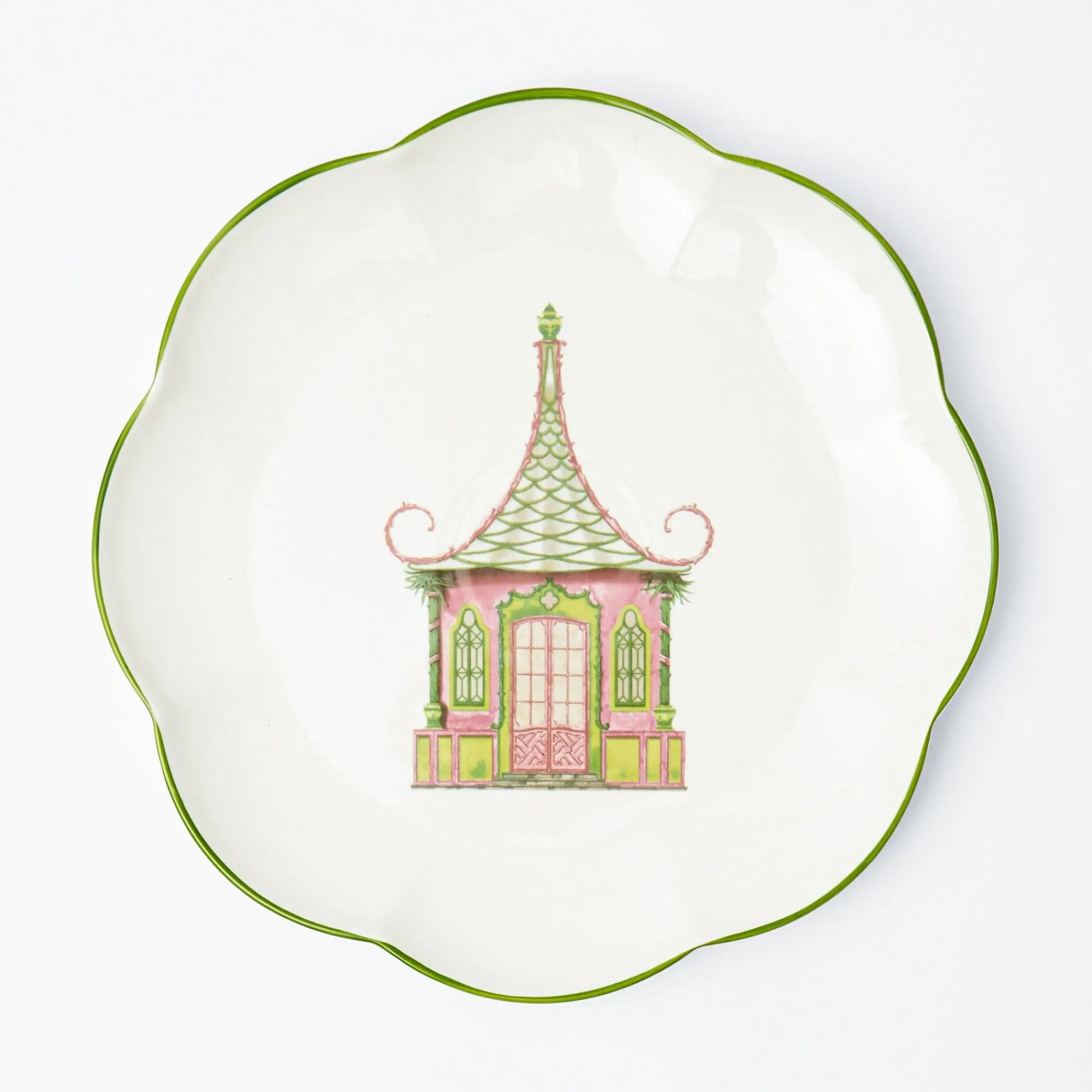 pink__green_pagoda_dinner_0-4.webp Best Pink & Green Pagoda Dinner Plate Dinner Plates