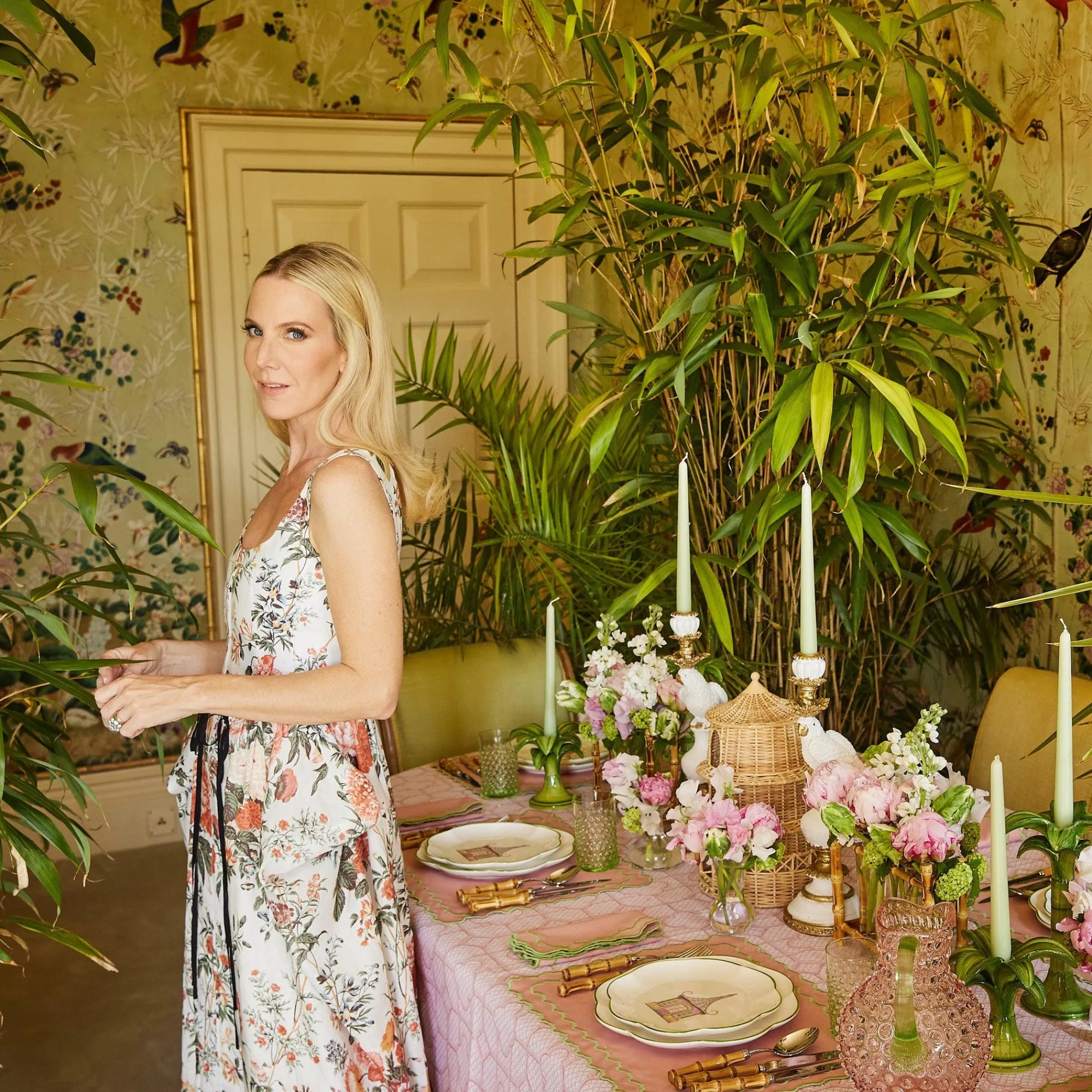 pink__green_pagoda_dinner_14-1.webp Best Pink & Green Pagoda Dinner Plate Dinner Plates