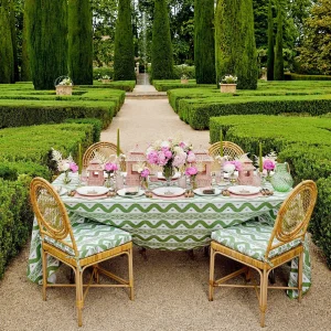 Flash Sale Pink & Green Pagoda Dinner Plate (Set Of 4) Crockery Sets