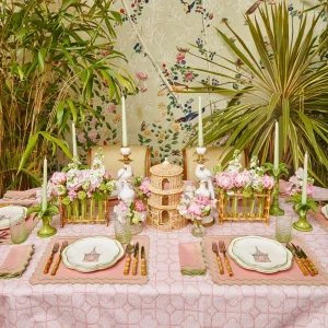 Online Pink & Green Pagoda Starter Plate Starter Plates