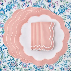 Store Pink Applique Placemats (Set Of 4) Placemats
