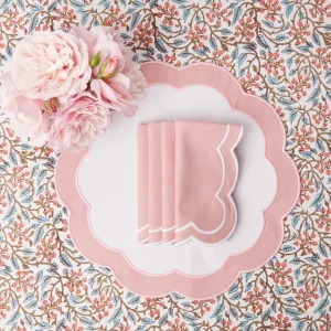 Store Pink Applique Placemats (Set Of 4) Placemats