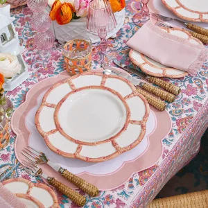 Store Pink Applique Placemats (Set Of 4) Placemats