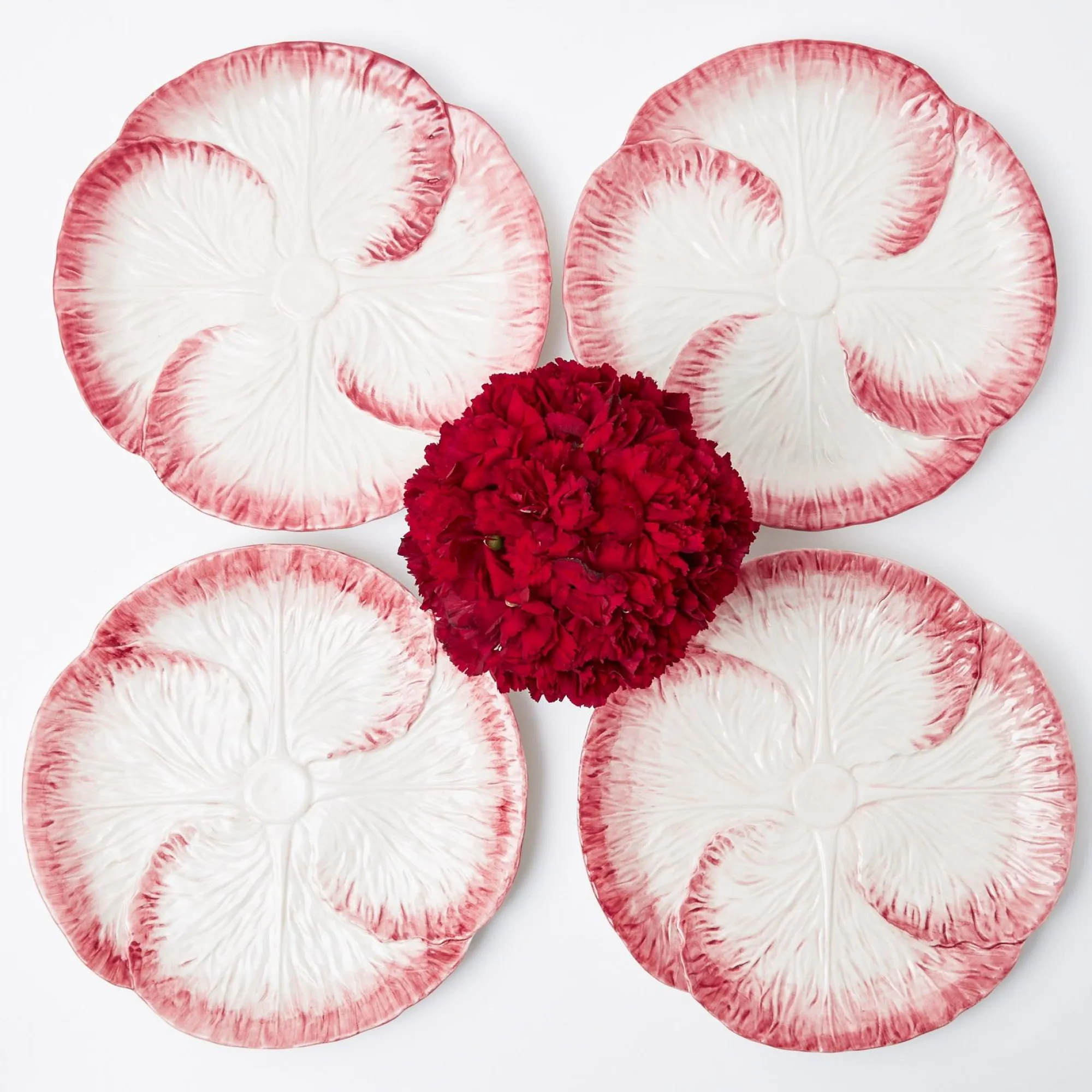 pink_capri_lettuce_dinner_0-2.webp Best Sale Pink Capri Lettuce Dinner Plate (Set Of 4) Crockery Sets