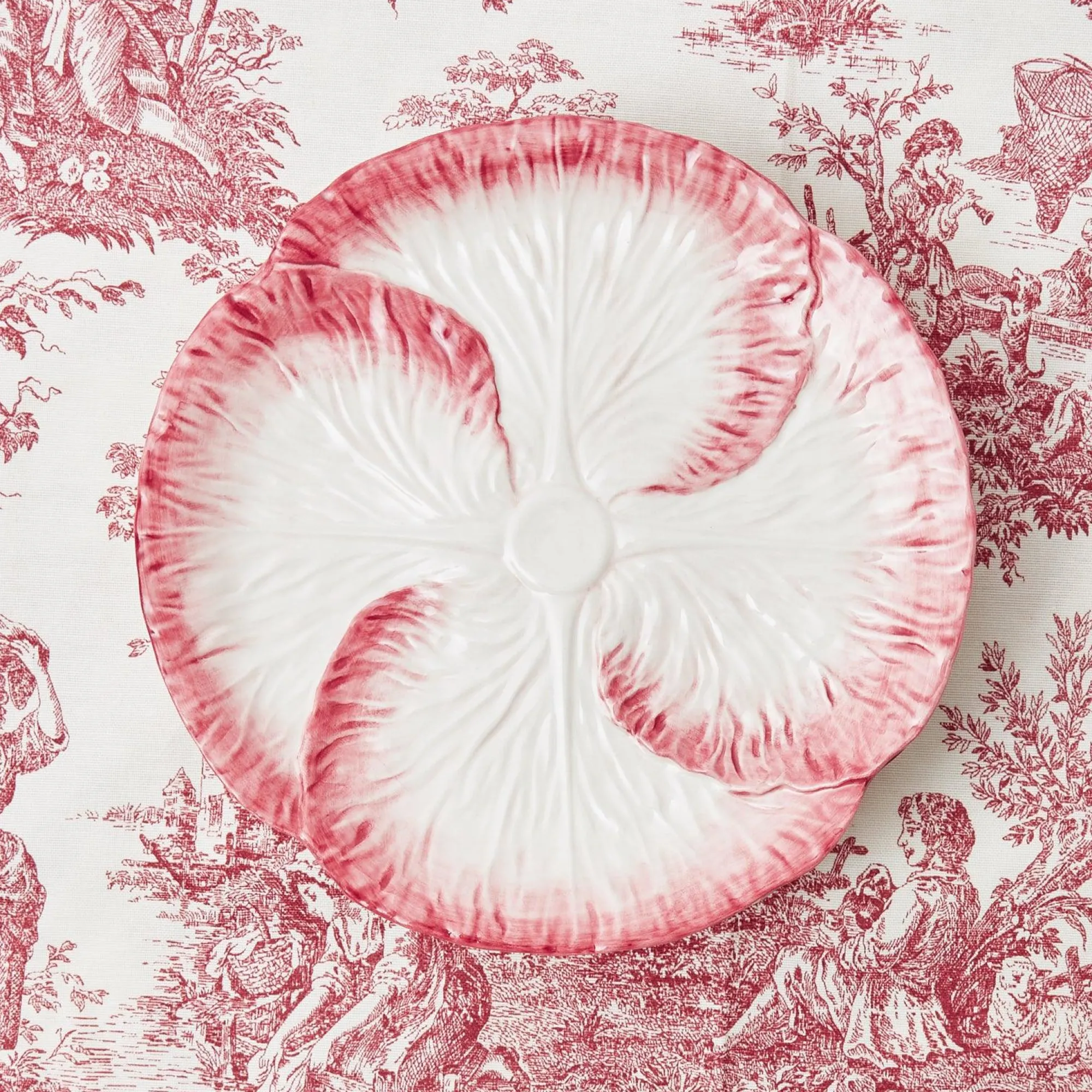 pink_capri_lettuce_dinner_11-3.webp Flash Sale Pink Capri Lettuce Dinner Plate (Set Of 4) Dinner Plates