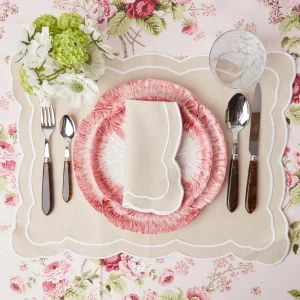 Best Sale Pink Capri Lettuce Dinner Plate (Set Of 4) Crockery Sets