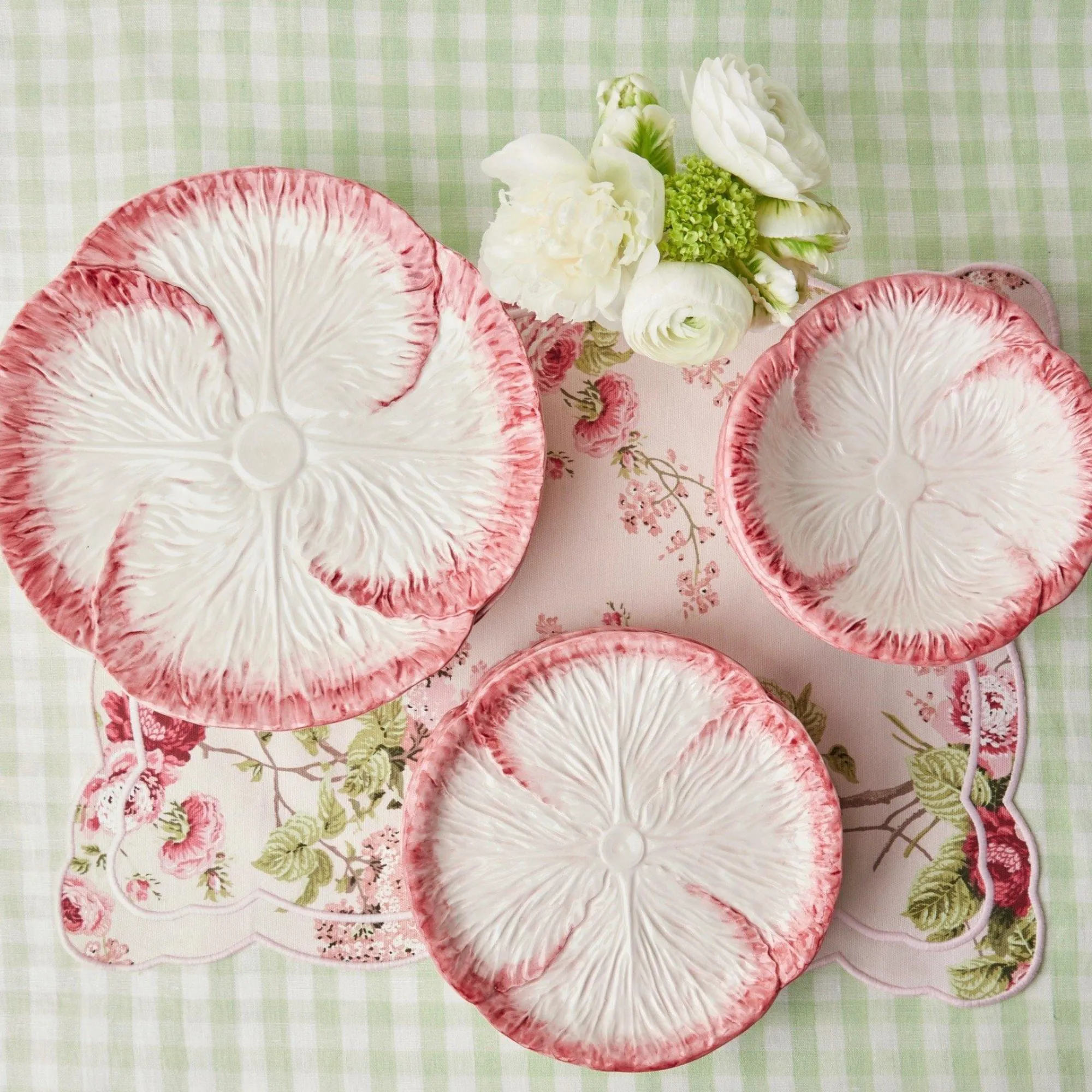 pink_capri_lettuce_dinner_25-2.webp Best Sale Pink Capri Lettuce Dinner Plate (Set Of 4) Crockery Sets