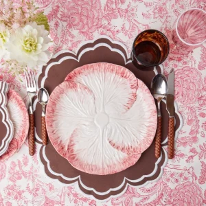 Discount Pink Capri Lettuce Dinner Plate Dinner Plates