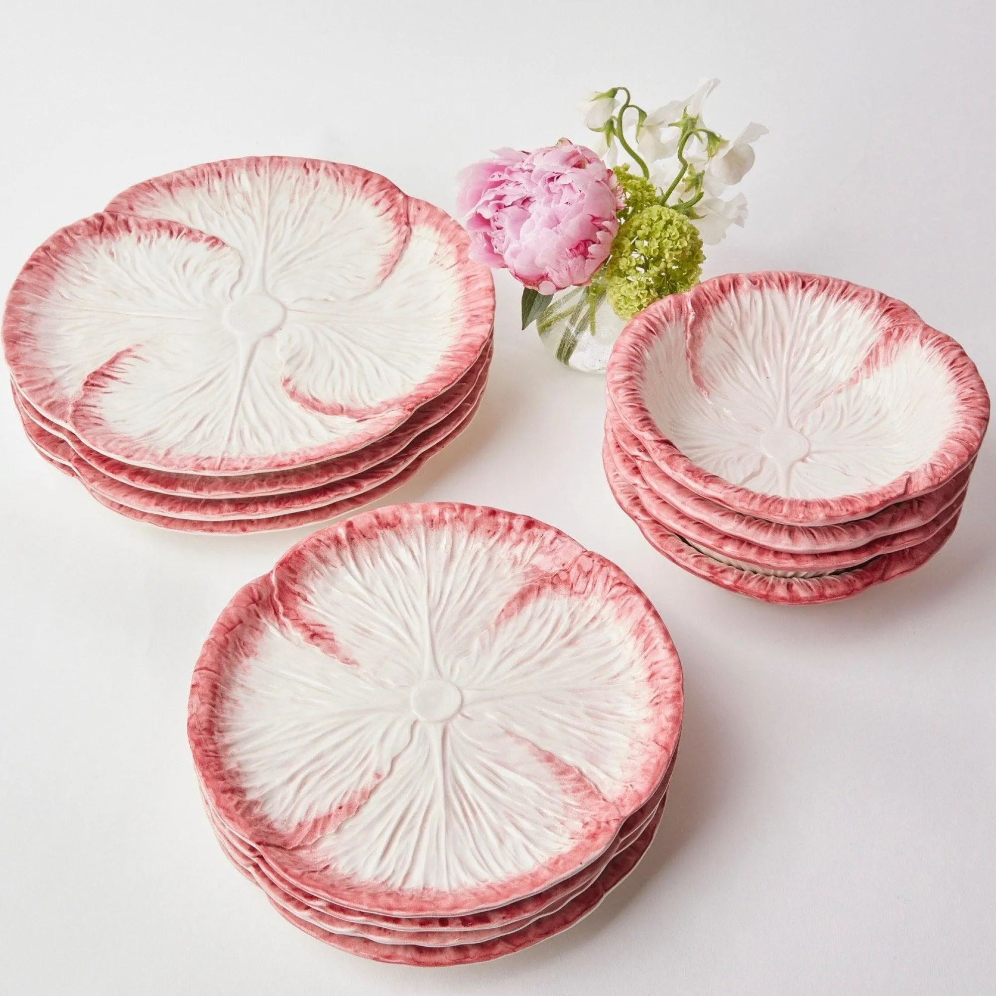 pink_capri_lettuce_starte_33-1.webp Online Pink Capri Lettuce Starter Plate (Set Of 4) Crockery Sets