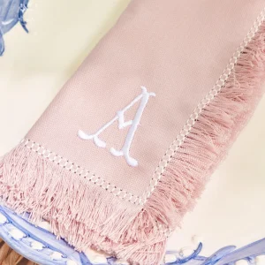 Flash Sale Pink Fringe Napkins (Set Of 4) Napkins