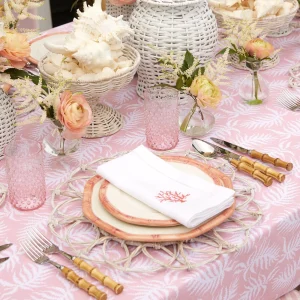 Cheap Pink Geometric Bamboo Dinner Plate Dinner Plates