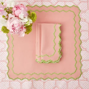 Shop Pink Penelope Napkins (Set Of 4) Napkins