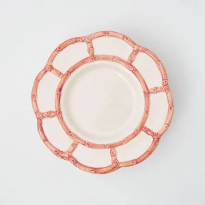 Best Pink Petal Bamboo Dinner Plates (Set Of 4) Crockery Sets