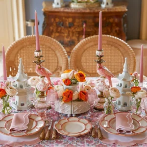 New Pink Petal Bamboo Dinner Plate Dinner Plates