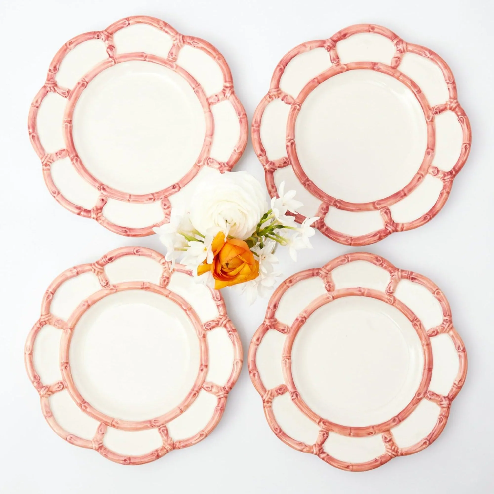 pink_petal_bamboo_starter_0-3.webp Shop Pink Petal Bamboo Starter Plates (Set Of 4) Starter Plates