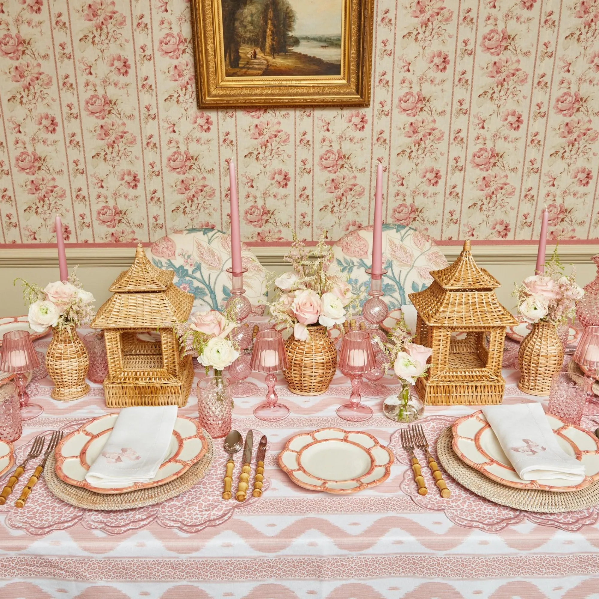 pink_petal_bamboo_starter_15-3.webp Shop Pink Petal Bamboo Starter Plates (Set Of 4) Starter Plates