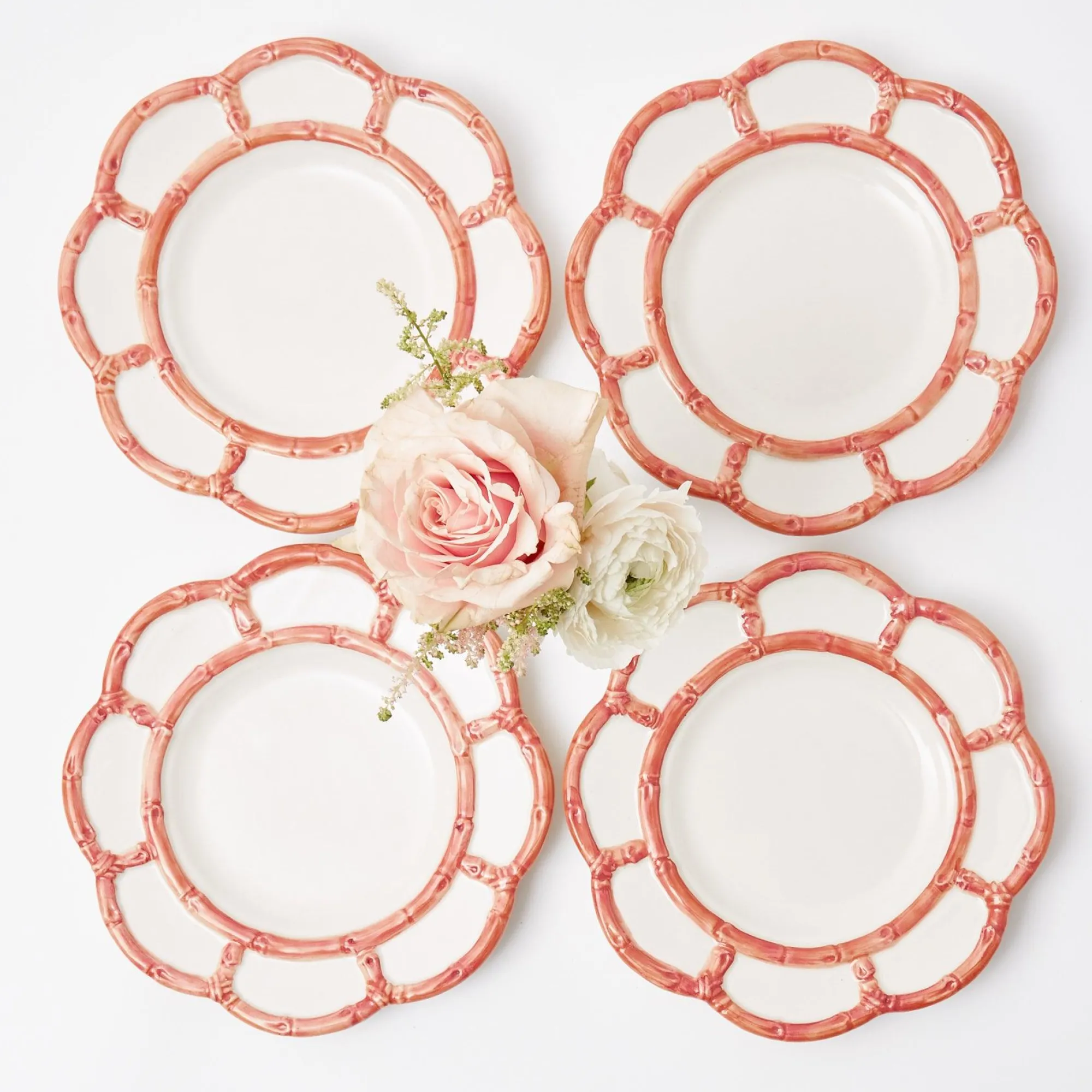 pink_petal_bamboo_starter_6-2.webp Online Pink Petal Bamboo Starter Plates (Set Of 4) Crockery Sets
