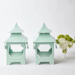 Best Sale Pistachio Green Pagoda Lantern Pagodas & Lanterns