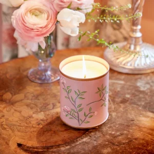 Cheap Portrait Of A Garden Scented Candle & Pot Set Candle Holders