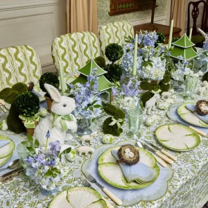 Fashion Potted Boxwood With Green Bow Decoration Set Decoration Sets