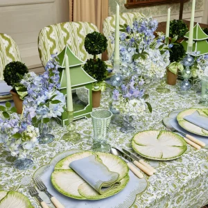 Fashion Potted Boxwood With Green Bow Decoration Set Decoration Sets