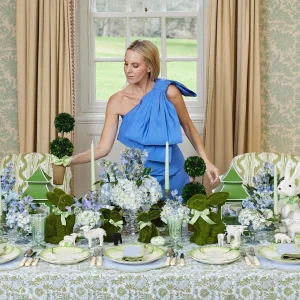 Fashion Potted Boxwood With Green Bow Decoration Set Decoration Sets