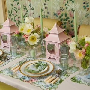 Best Sale Powder Pink Pagoda Lantern Pagodas & Lanterns