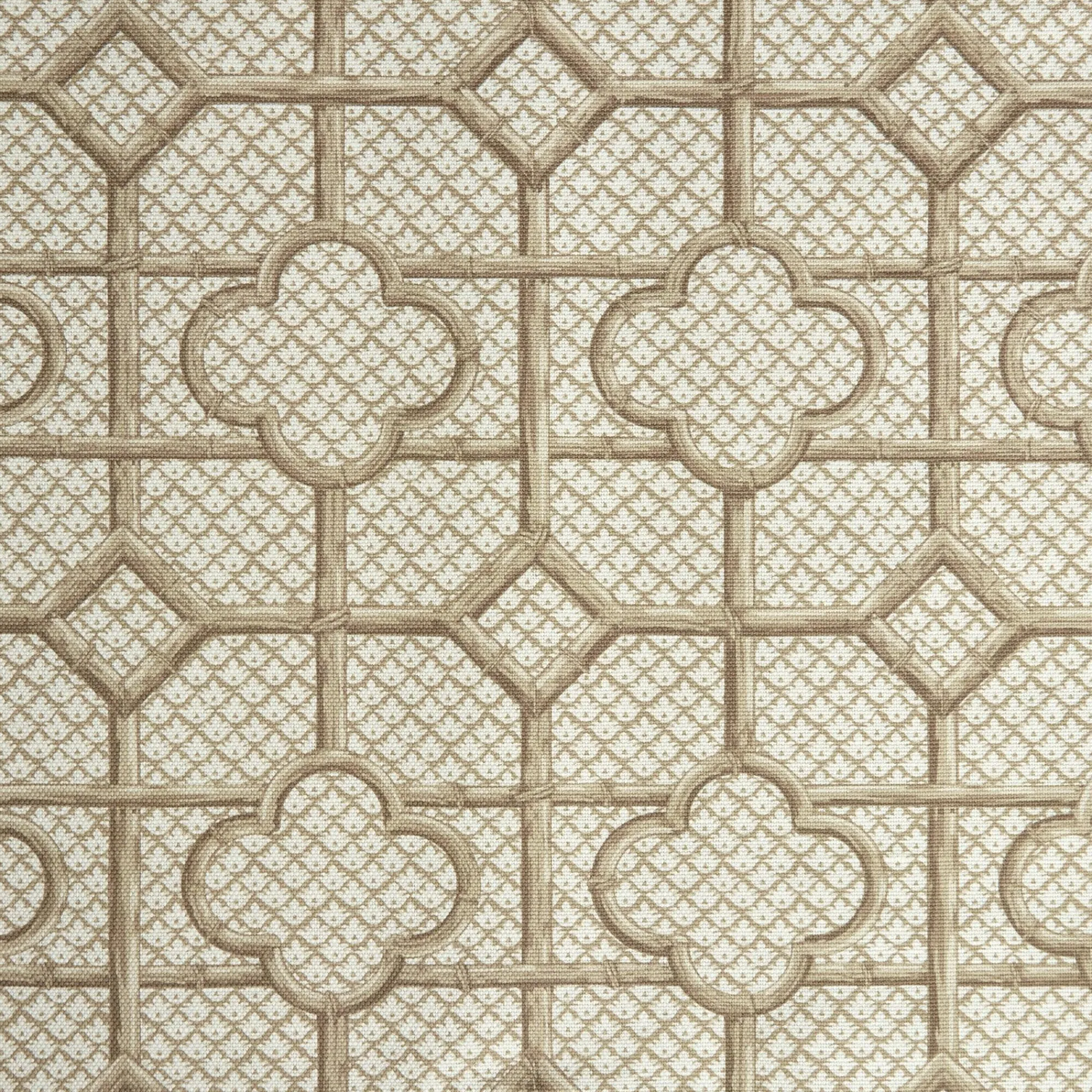 putty_bamboo_trellis_fabr_1.webp Cheap Putty Bamboo Trellis Fabric Serena Fresson Fabrics