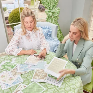 Cheap Putty Lotus Flower Fabric Serena Fresson Fabrics