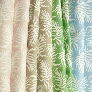 Clearance Putty Trailing Ferns Fabric Serena Fresson Fabrics