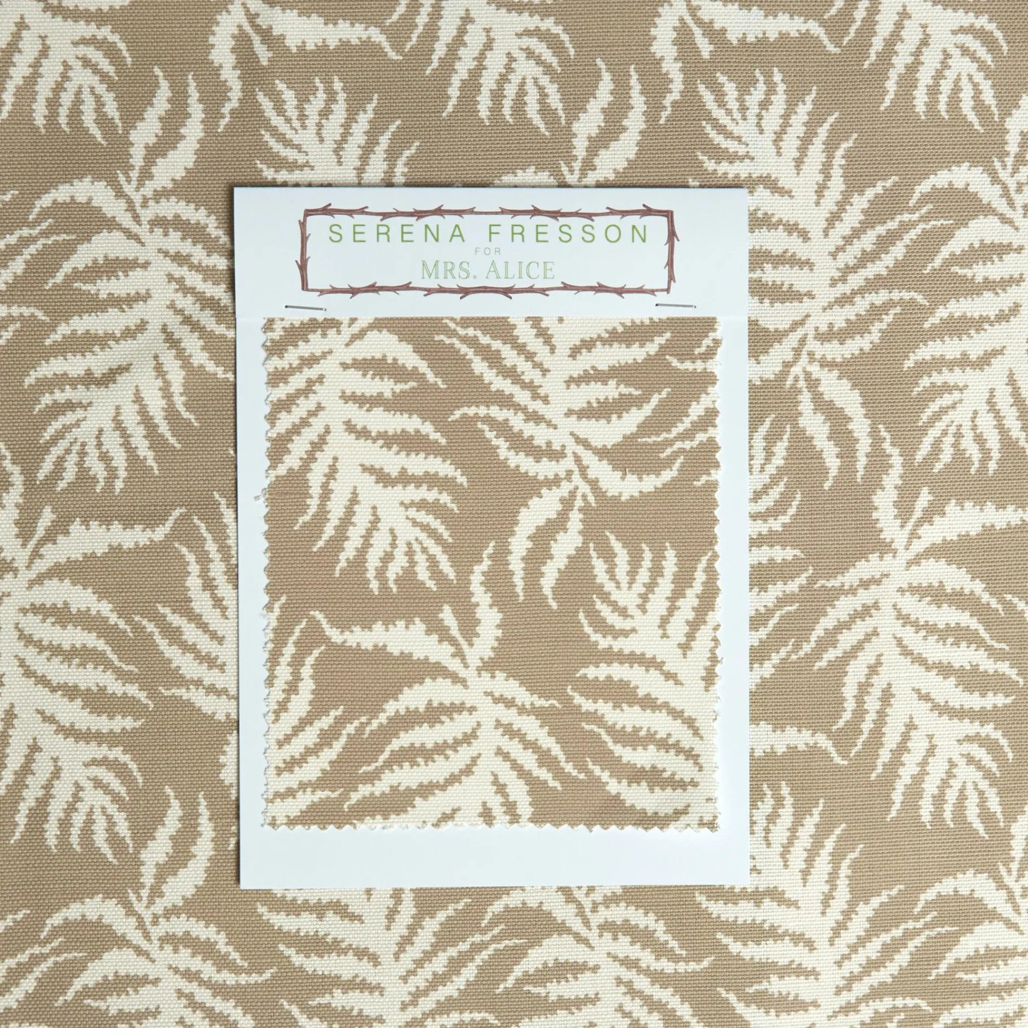 putty_trailing_ferns_fabr_5.webp Clearance Putty Trailing Ferns Fabric Serena Fresson Fabrics