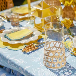 Shop Raffia Water Glasses & Jug Set Jugs