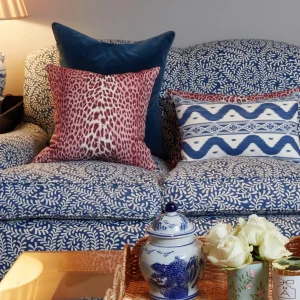 Best Sale Raspberry Pink Leopard Fabric Serena Fresson Fabrics