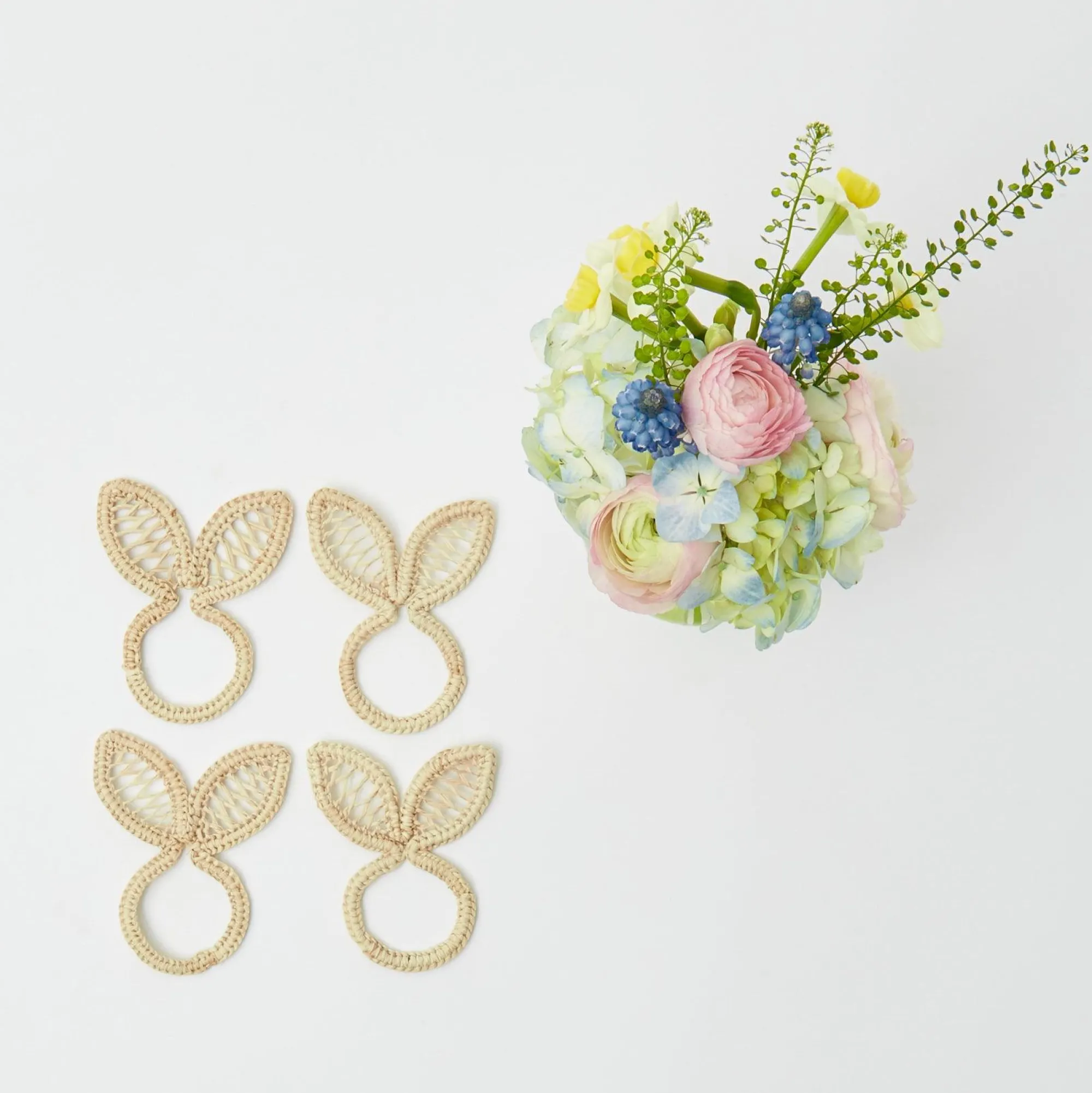 rattan_bunny_napkin_rings_12-1.webp Store Rattan Bunny Napkin Rings (Set Of 4) Napkin Rings, Bows & Wreaths