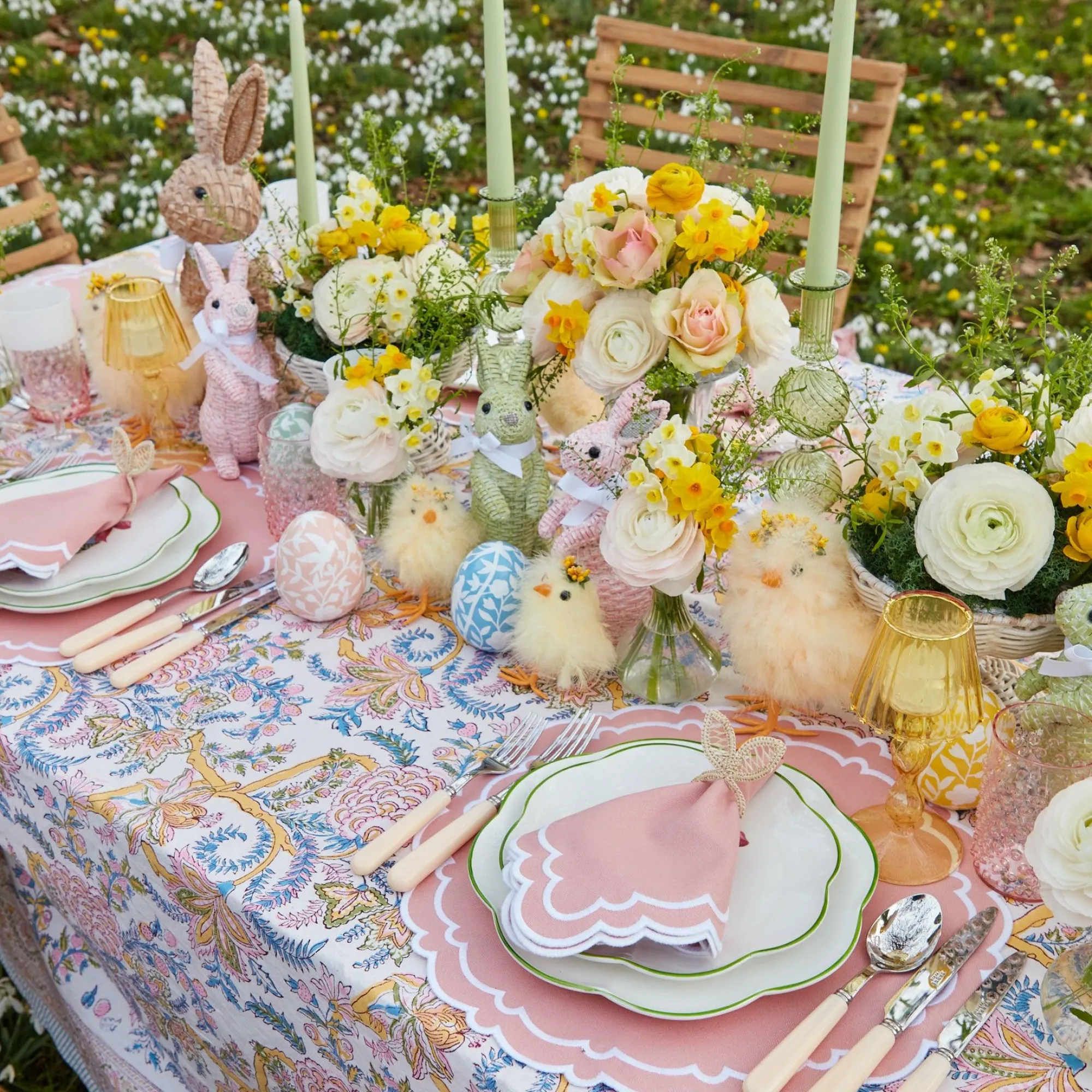 rattan_bunny_napkin_rings_3-1.webp Store Rattan Bunny Napkin Rings (Set Of 4) Napkin Rings, Bows & Wreaths