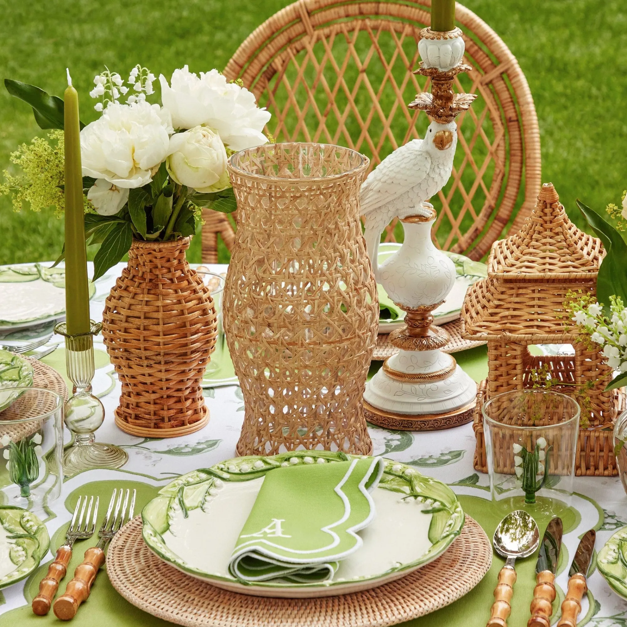 rattan_hurricane_lantern__3-1.webp Outlet Rattan Hurricane Lantern (Pair) Pagodas & Lanterns