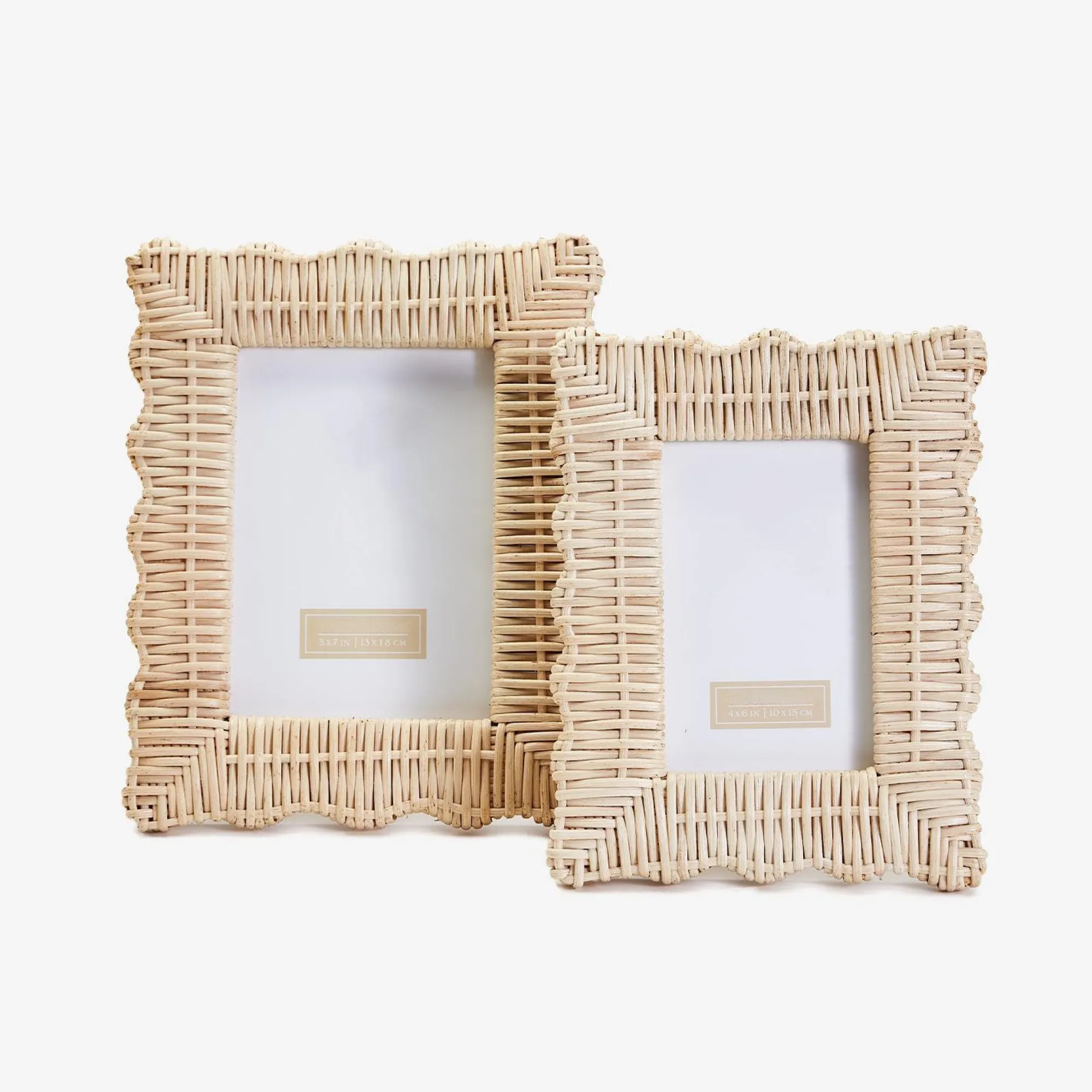 rattan_photo_frame_pair_0.webp Clearance Rattan Photo Frame (Pair) Rattan Tableware