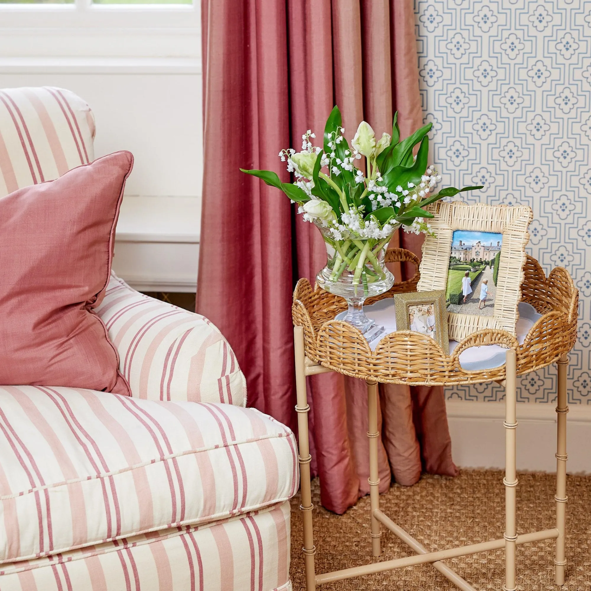 rattan_photo_frame_pair_5.webp Clearance Rattan Photo Frame (Pair) Rattan Tableware