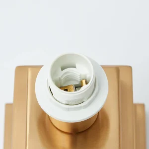 Cheap Rechargeable Lamp With Blue Lotus Lampshade Lamps & Lighting