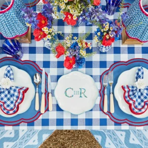 Cheap Rechargeable Lamp With Blue Lotus Lampshade Lamps & Lighting