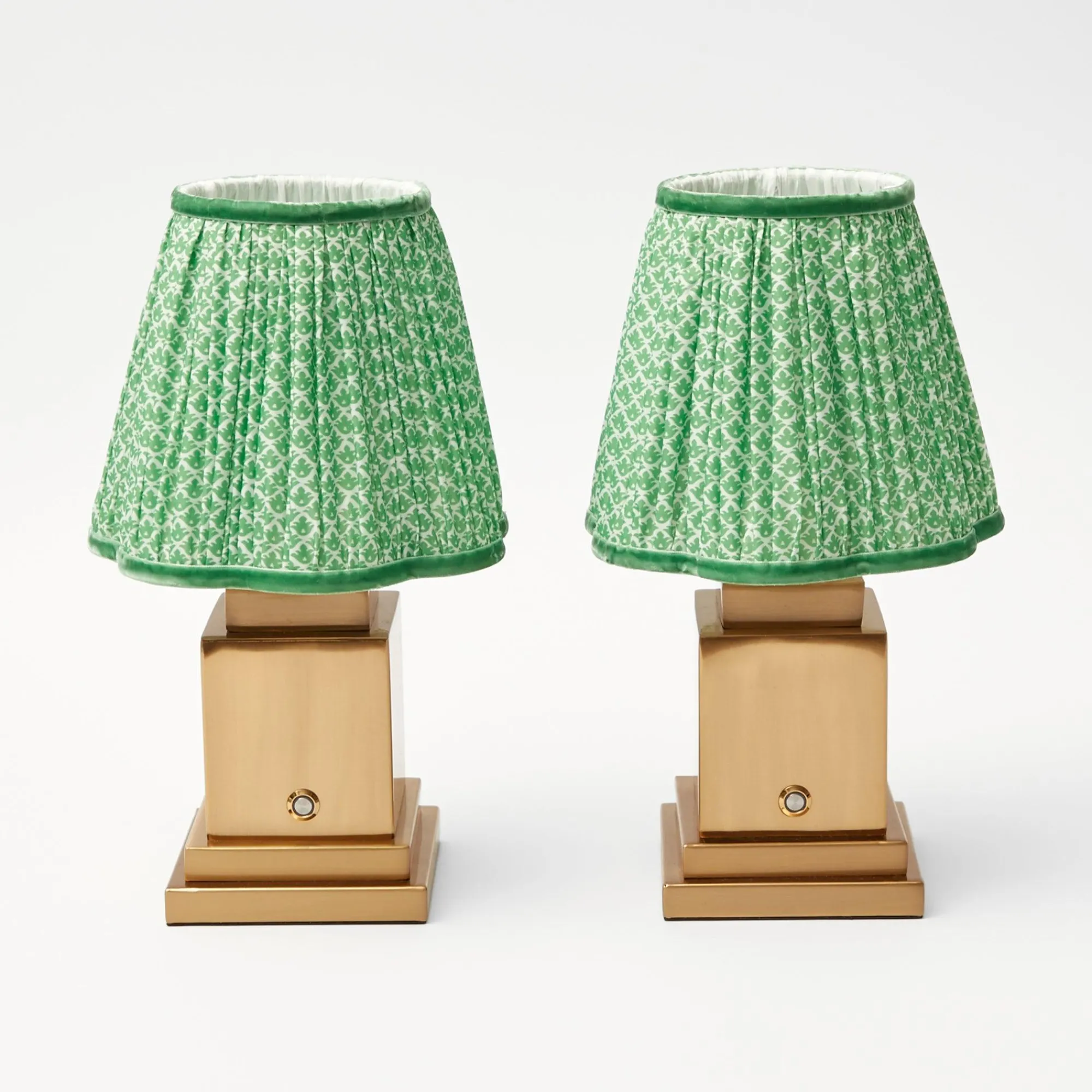 rechargeable_lamp_with_gr_6.webp Shop Rechargeable Lamp With Green Lotus Lampshade Lamps & Lighting