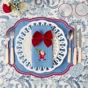 Flash Sale Red Rim Glassware (Set Of 8) Glasses