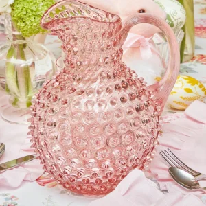 New Rose Pink Hobnail Jug Jugs
