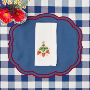 Cheap Royal Blue Gingham Tablecloth Tablecloths