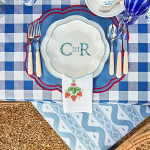 Cheap Royal Blue Gingham Tablecloth Tablecloths