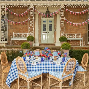 Cheap Royal Blue Gingham Tablecloth Tablecloths