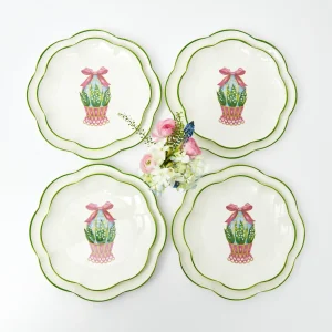 Shop Scalloped Easter Dinner & Starter Plate (Set Of 8) Crockery Sets